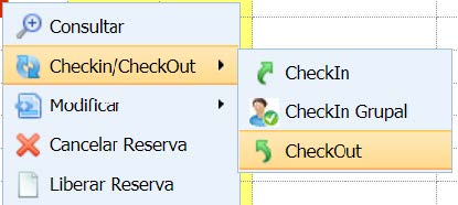 Check In y Check Out
