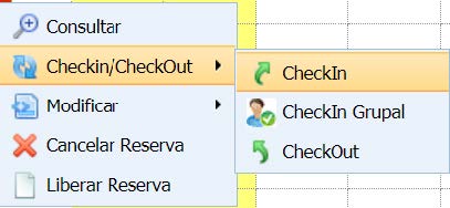 Check In y Check Out