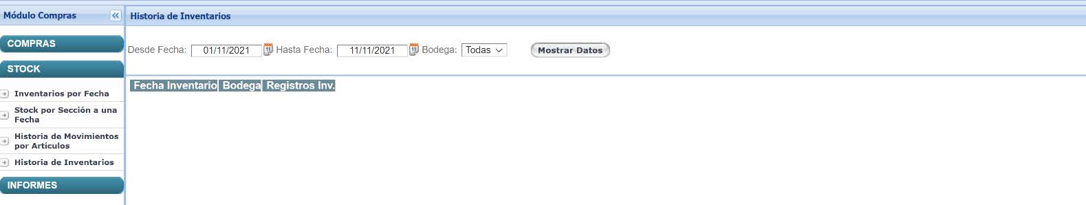 Actualizar el Stock de Productos