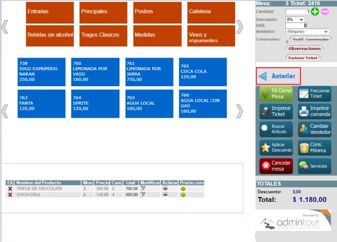 Instructivo de los puntos de venta