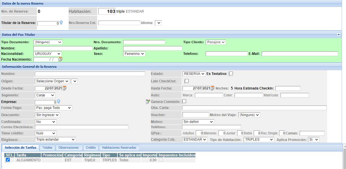 Manual de recepción