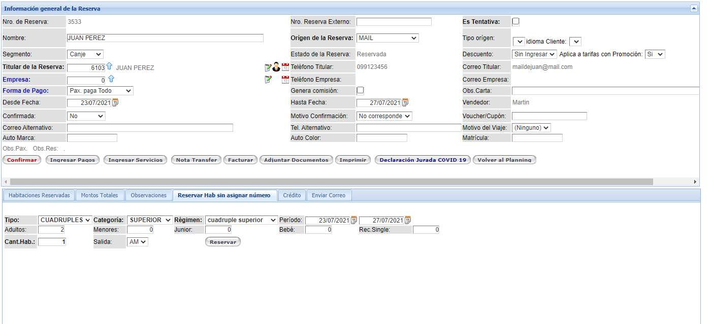 Manual de recepción