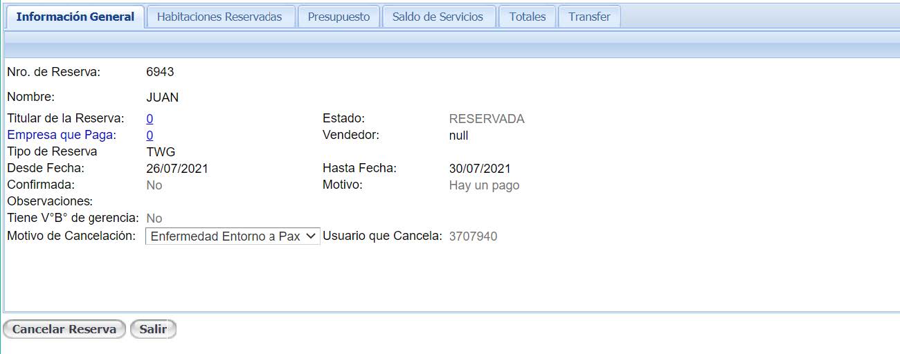 Manual de recepción