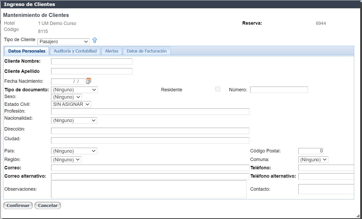 Manual de recepción