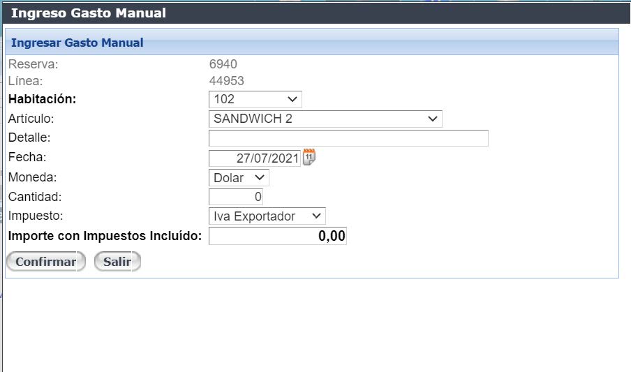 Manual de recepción